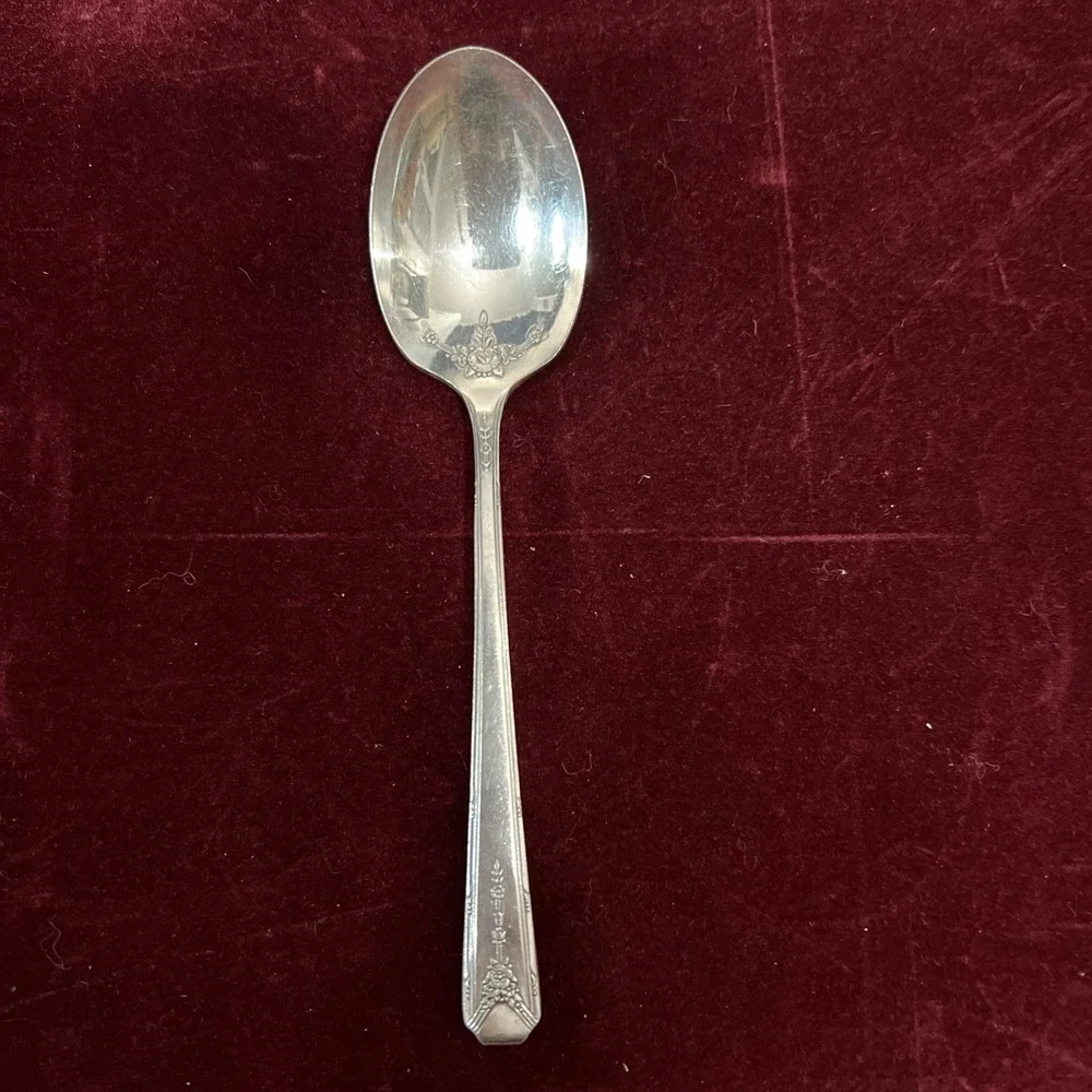 1 Sugar Spoon, Milady Oneida Community 1940 Silver Plate Silverplate Floral